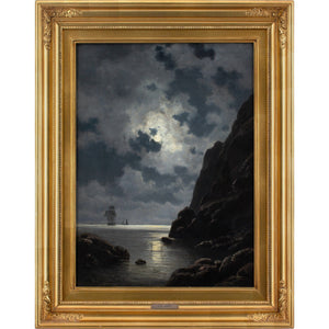 Georg Emil Libert, Rocky Coast, Moonlight