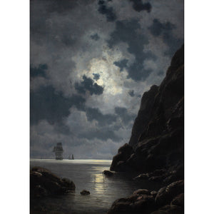 Georg Emil Libert, Rocky Coast, Moonlight