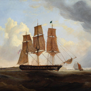 William Clark Of Greenock (Attributed), Shipping Off Yarmouth & The Needles, Isle of Wight