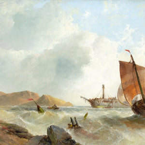 George Clarkson Stanfield (Attributed), Shipwreck