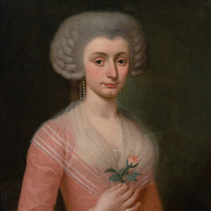 Mid-18th-Century Italian School, Pair Of Companion Portraits