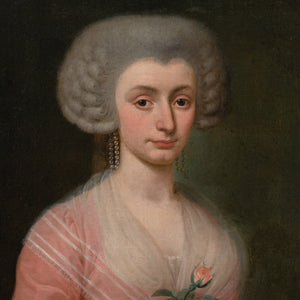 Mid-18th-Century Italian School, Pair Of Companion Portraits