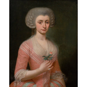 Mid-18th-Century Italian School, Pair Of Companion Portraits