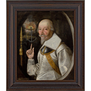 Early 17th-Century Dutch School, Portrait Of A Swedish Officer With An Anchor & Ceremonial Langdebeve