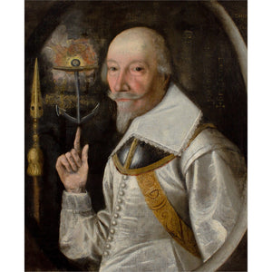 Early 17th-Century Dutch School, Portrait Of A Swedish Officer With An Anchor & Ceremonial Langdebeve