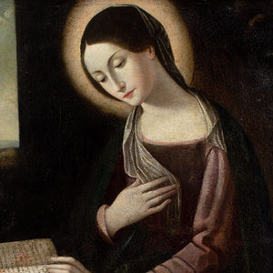 Early 17th-Century Bolognese School, Annunciation, The Reading Madonna