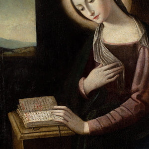 Early 17th-Century Bolognese School, Annunciation, The Reading Madonna