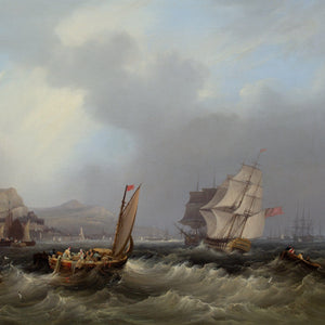 Frederick Calvert (Attributed), Off Scarborough