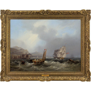 Frederick Calvert (Attributed), Off Scarborough