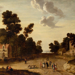 Joost Cornelisz Droochsloot (Circle), Village Scene With Church