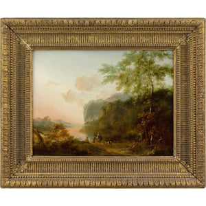 Jan Both (Follower), Idyllic River Landscape With Figures