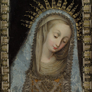 19th-Century Bavarian Monastery Work, Our Lady Of The Bowed Head
