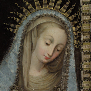 19th-Century Bavarian Monastery Work, Our Lady Of The Bowed Head