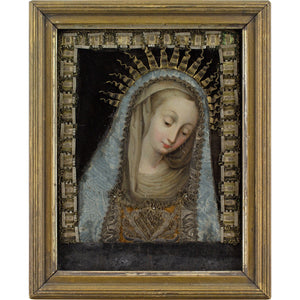 19th-Century Bavarian Monastery Work, Our Lady Of The Bowed Head
