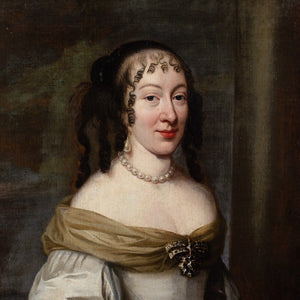 Charles Beaubrun (Circle), Portrait Of A Lady With A Fan