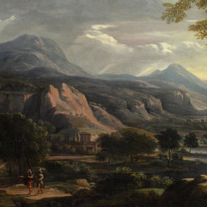 Franz Joachim Beich (Attributed), Italianate Landscape With Roman Soldiers