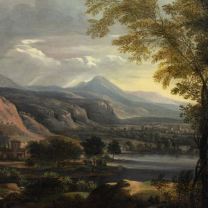 Franz Joachim Beich (Attributed), Italianate Landscape With Roman Soldiers