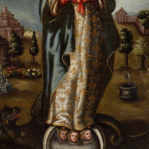 Early 17th-Century Spanish Colonial School, Virgin Of The Immaculate Conception
