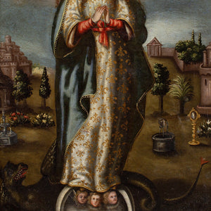 Early 17th-Century Spanish Colonial School, Virgin Of The Immaculate Conception