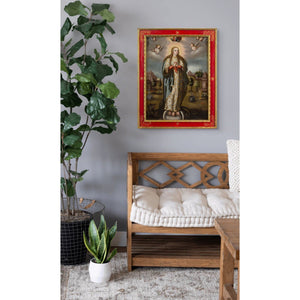 Early 17th-Century Spanish Colonial School, Virgin Of The Immaculate Conception