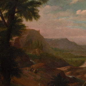 Pieter Bout & Adriaen Frans Boudewyns, Extensive Rhineland Landscape With Sportsmen