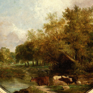 Robert Burrows (Circle), River Landscape With Cattle