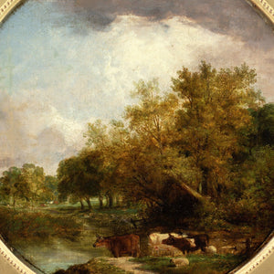 Robert Burrows (Circle), River Landscape With Cattle