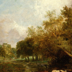 Robert Burrows (Circle), River Landscape With Cattle