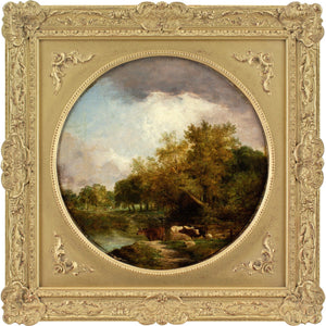 Robert Burrows (Circle), River Landscape With Cattle