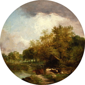 Robert Burrows (Circle), River Landscape With Cattle