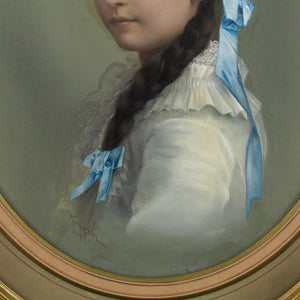 Richard Konkély, Portrait Of A Young Lady