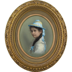 Richard Konkély, Portrait Of A Young Lady