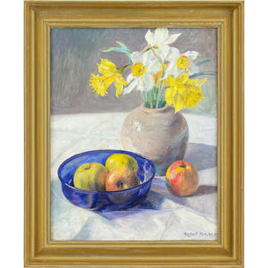 Robert Panitzsch, Still Life With Daffodils & Apples