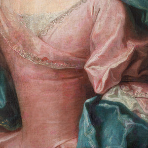 18th-Century French School Portrait Of A Lady In Pink