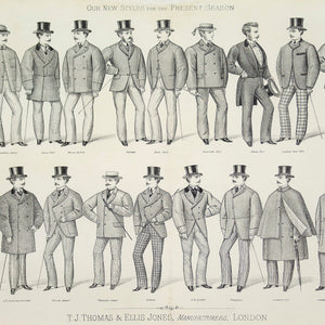 19th-Century Fashion Advertising, Our Styles For The Present Season