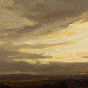 Robert Buchan Nisbet, Tonalist Landscape With Evening Sky