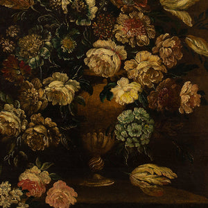 Early 18th-Century Continental School Still Life With Flowers