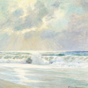 Poul Friis Nybo, Coastal View With Breakers