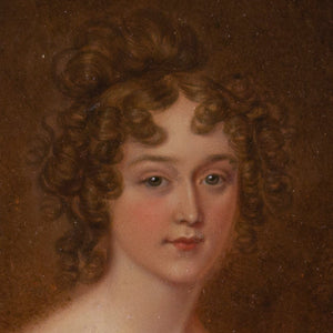 Early 19th-Century English School Portrait Of Sarah Gibson