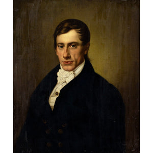 Wilhelm Gottfried Bauer, Portrait Of A Gentleman