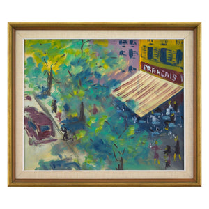 20th-Century Swedish School, Parisian Street Scene