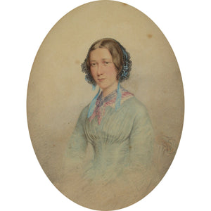 Johann Paul Georg Fischer, Pair Of Mid-19th-Century Portraits