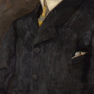20th-Century Swedish School Portrait Of A Gentleman