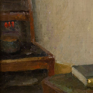 Carl Fischer, Interior With Chairs & Book