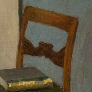Carl Fischer, Interior With Chairs & Book