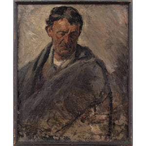 Early 20th-Century Swedish School, Portrait Study Of A Man