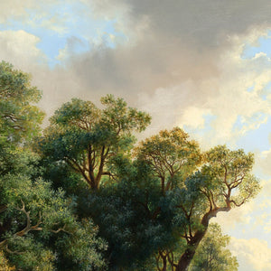 Hendrik Pieter Koekkoek, Idealised Landscape With River