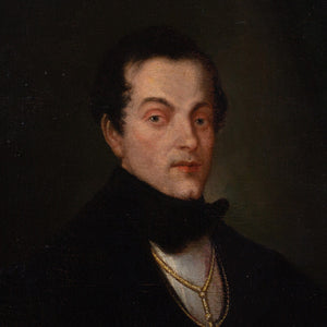 Mid-19th-Century Spanish School Portrait Of Francisco Agustín Silvela Y Blanco