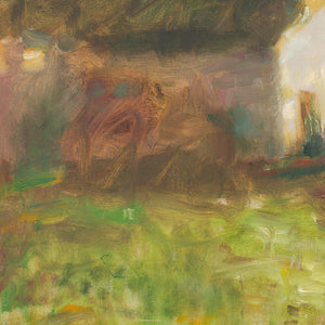 Julius Paulsen, Wooded Landscape With Cottage