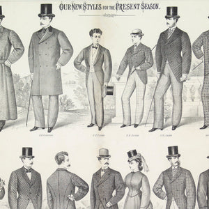 19th-Century Fashion Advertising, Our Styles For The Present Season